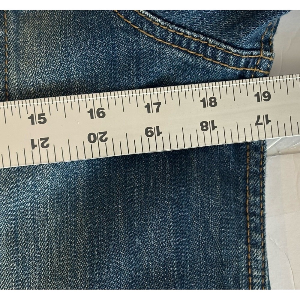 Joe Fresh Womens Denim Jacket Medium Wash Blue Trucker Jean Coat Size Large - Picture 8 of 13